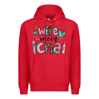 Red wife mom cna certified nursing assistant Premium Hoodie - RanaPortraitStore
