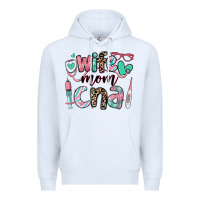 White wife mom cna certified nursing assistant Premium Hoodie - RanaPortraitStore