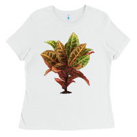 White Croton Ladies Tee - LillyAllenDesigns