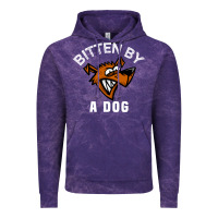 Cloud Purple bitten by a dog angry dog bite funny gift Vintage Hoodie - lanVoArt