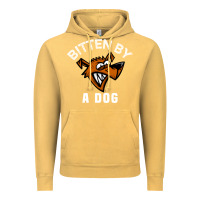 Vintage Mustard bitten by a dog angry dog bite funny gift Vintage Hoodie - lanVoArt