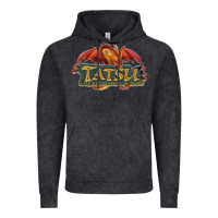 Vintage Black tatsu six flags magic mountain Vintage Hoodie - lanVoArt