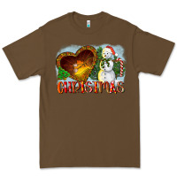Cacao Christmas Snowman Premium Tee - LillyAllenDesigns