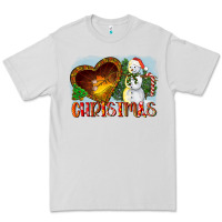 Dove Grey Christmas Snowman Premium Tee - LillyAllenDesigns