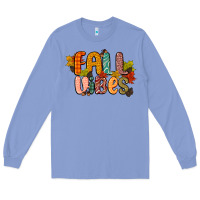 Colony Blue fall vibes Long Sleeve Tee - CowGirlArtShop