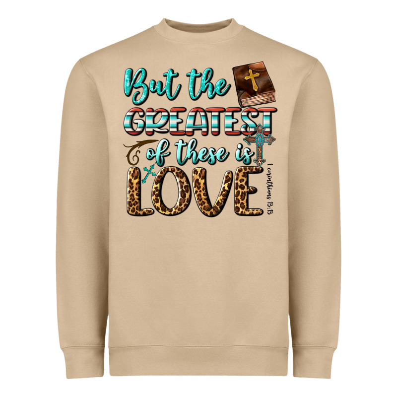 But The Greatest Of These Is Love Heavyweight Sweatshirt by BundleAndBundleShop | Teevron