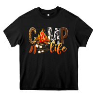 Black Camp Life Heavy Core Tee - BundleAndBundleShop