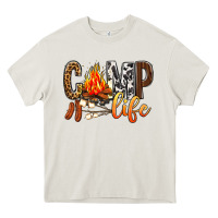 Cream Camp Life Heavy Core Tee - BundleAndBundleShop