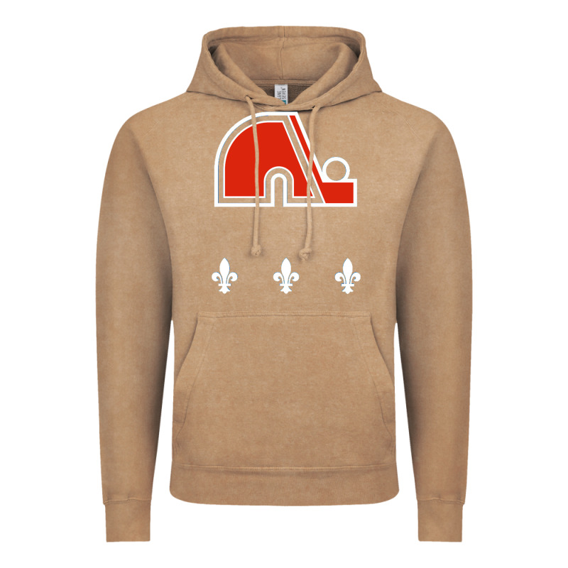 Vintage Quebec Hockey   Retro Nordiques Vintage Hoodie by lanVoArt | Teevron