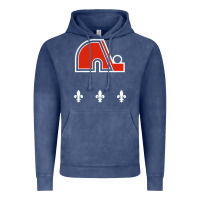 Vintage Denim vintage quebec hockey   retro nordiques Vintage Hoodie - lanVoArt