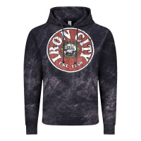 Cloud Black vintage retro iron city(beer) proof Vintage Hoodie - lanVoArt