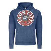 Vintage Denim vintage retro iron city(beer) proof Vintage Hoodie - lanVoArt