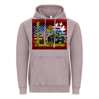 Hunting Fishing & Farming Everyday Vintage Hoodie | Teevron