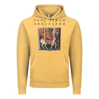 Vintage Mustard paul simon graceland Vintage Hoodie - lanVoArt