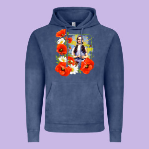 Dorothy Poppies Vintage Hoodie Designed By Lanvoart