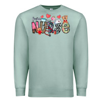 Seafoam Nurse Valentines Day Premium Sweatshirt - CowhideDigitalArt