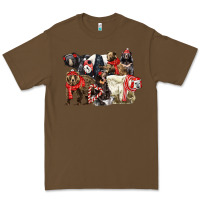 Cacao Christmas Bear Family Premium Tee - LillyAllenDesigns