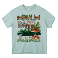 Arona Small Town Christmas With Truck Heavy Core Tee - BundleAndBundleShop
