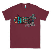 Burgundy in christ alone Classic Tee - RacoonDesign