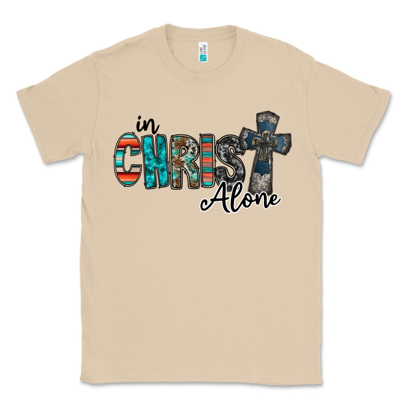 In Christ Alone Classic Tee by RacoonDesign | Teevron