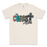 Natural in christ alone Classic Tee - RacoonDesign