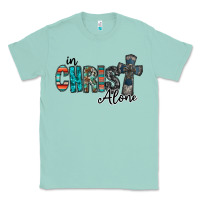 Seafoam in christ alone Classic Tee - RacoonDesign