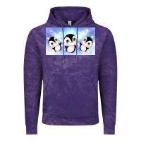 Cloud Purple cute penguin Vintage Hoodie - TumblerDesignByShophia