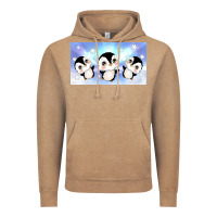Vintage Coffee cute penguin Vintage Hoodie - TumblerDesignByShophia