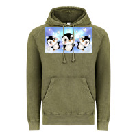Vintage Olive cute penguin Vintage Hoodie - TumblerDesignByShophia