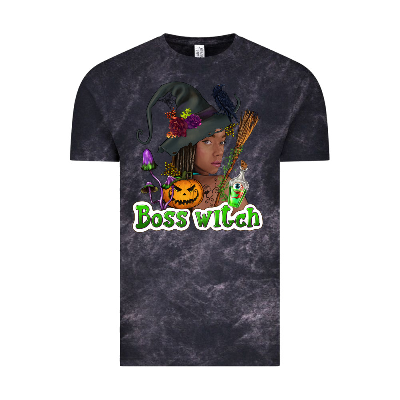 Boss Witch Afro Vintage Tee by NancyCooperArtShop | Teevron