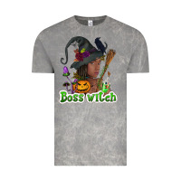 Cloud Rock Boss witch afro Vintage Tee - NancyCooperArtShop