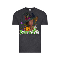 Vintage Black Boss witch afro Vintage Tee - NancyCooperArtShop