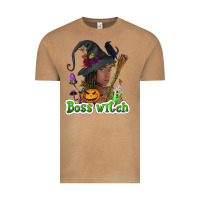 Vintage Camel Boss witch afro Vintage Tee - NancyCooperArtShop