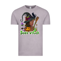 Vintage Zinc Boss witch afro Vintage Tee - NancyCooperArtShop