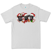 Christmas Black Angus Cows Premium Tee | Teevron