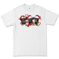 White Christmas Black Angus Cows Premium Tee - LillyAllenDesigns