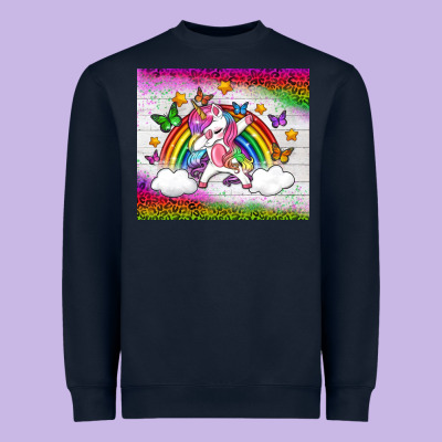 Lgbtq Dabbbing Unicorn And Rainbow Tumbler Heavyweight Sweatshirt Designed By Bundleandbundleshop