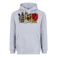 Heather Grey peace love cricket Heavyweight Hoodie - RacoonDesign