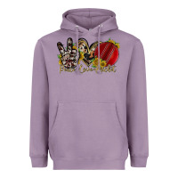 Lavender peace love cricket Heavyweight Hoodie - RacoonDesign