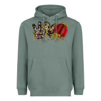 Sage peace love cricket Heavyweight Hoodie - RacoonDesign