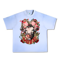 Grape Ice Cow Valentine's Day love Urban Heavy Tee - HowdyJamesFarm