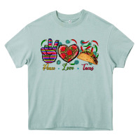 Arona Peace Love Tacos Heavy Core Tee - BundleAndBundleShop