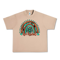 Burro be kind western turquoise rainbow Urban Heavy Tee - JahusDesignShop