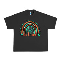 Pigment Black be kind western turquoise rainbow Urban Heavy Tee - JahusDesignShop
