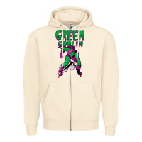 Sandshell green goblin Zipper Hoodie - lanVoArt