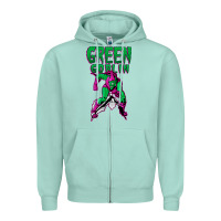 Seafoam green goblin Zipper Hoodie - lanVoArt