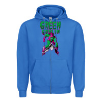 True Royal green goblin Zipper Hoodie - lanVoArt