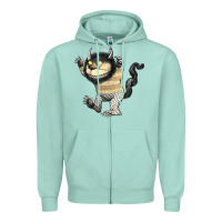 Seafoam where the wild things are carol Zipper Hoodie - lanVoArt
