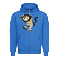 True Royal where the wild things are carol Zipper Hoodie - lanVoArt