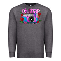 Charcoal Heather Oh Snap Premium Sweatshirt - CowhideDigitalArt